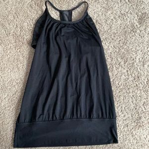Black and dark camo lululemon tank top